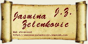 Jasmina Zelenković vizit kartica